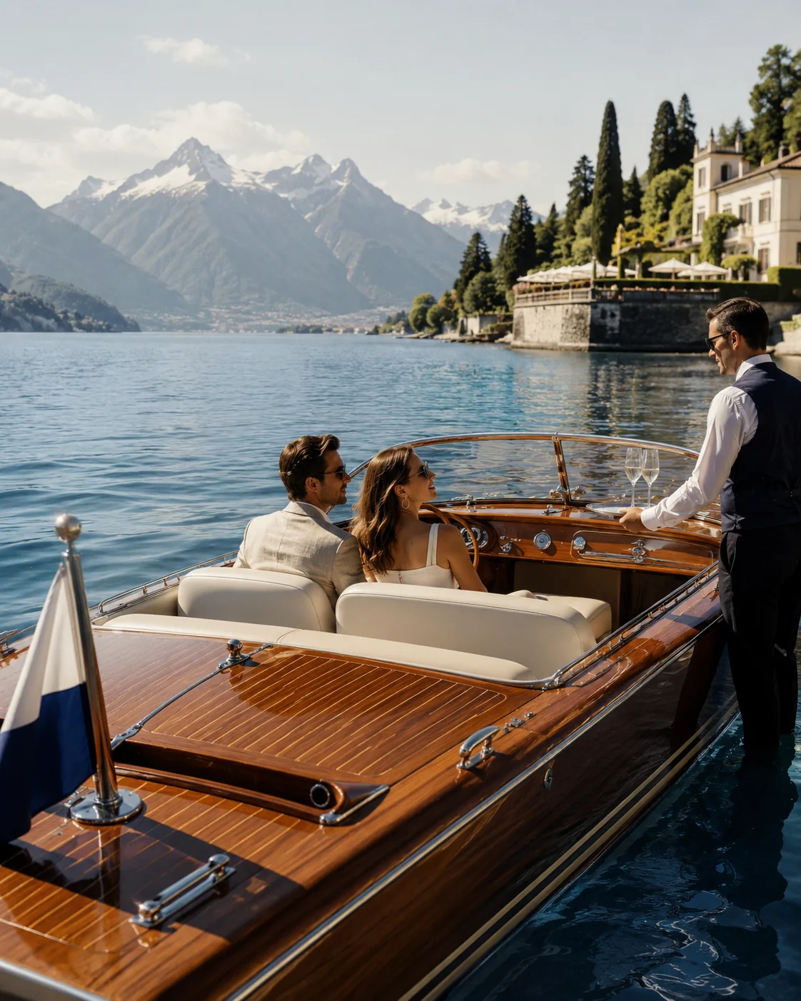 Private Reiseroute Schweiz als elegante Karte